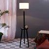 Fiona Multicolour Cotton Shade Floor Lamp