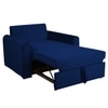 Clevam  Pull Out Sofa cum Bed  in Navy Blue Colour