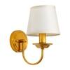 Caden Single Light Antique Brass Wall Light