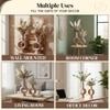 Rustic Speckled Ring Vases