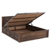 Yashika Solid Wood Queen  Size Bed With Hydraulic Storage (Provincial Teak Finish)