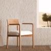 Andaman Solid Wood Four Seater Round Dining Table Set in Off White Colour