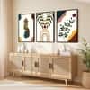 The Castle Decor Boho Abstract Botanical Wall Art Set of 3 Design 15 11x17 Inch