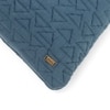 Totit Steel Blue Cotton Knitted Cushion Cover 50X50 Cm