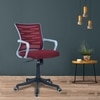 Xxeana Mid Back Ergonomic Chair in Maroon Colour