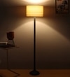 FZ 14'' Shade Floor Lamp in Beige Shade