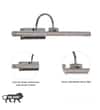 WILLOW LED Adjustable Swivel Picture Light in Antique Nickel