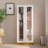Hexa Multipurpose Storage Rack in Giant Wood and Frosty White