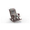 Raycine Solid Wood Rocking Chair in Beige printed Colour