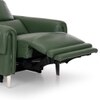 Vivian One Seater Motorized Leather Recliner in Hunter Green Colour
