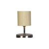 off-white cotton table lamp with Steel Base -41