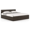 Wren Engineered Wood King Size Box Storage Bed In Dark Wenge Finish