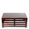 Erickson Sheesham Wood Coffee Table In Walnut Finish