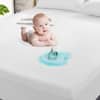 Springtek Waterproof Mattress Protector Premium Cotton Mattress Bed  Cover78x48 in White