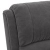 Lebowski Fabric One Seater Manual Recliner in Smoke Fabric Colour