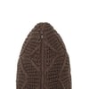 Rosa Dark Brown Melange Decorative Cushion Cover 12 x 20 Inches