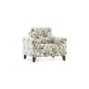 Verona Luxe 1 Seater Fabric Sofa in Clara Velvet Colour