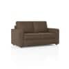 Apollo Compact High Back 2 Seater  Fabric Sofa In Truffle Beige Velvet Colour