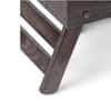 Ohio Sheesham Wood Contemporary Foldable Laptop Table in Dark Mahogany Finish