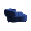 Henry Velvet 3 Seater Sofa Navy Blue Color