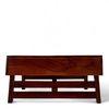 Bradford Sheesham Wood Contemporary Square Foldable Coffee Table In Honey Finish