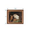 Artistry Brown White Rabbit Family Canvas Wall Prints Canvas Wall Prints Set of 1 Multicolor Matte