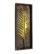 MDF Abstract Metal Wall Decor in Gold Set of 2