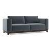 Taarkashi 3 Seater Fabric Sofa (Marengo Grey Velvet)