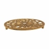 Metalsmith Webbed Metal Trivet Gold Heat Resistant Table Protector