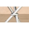 Bellmore Metal Side Table in Silver Finish
