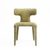 Driftwood Fabric Dining Chair in Green Colour