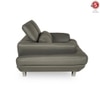 Orlando 2 Seater Leatherette Sole in Slate Grey Colour