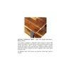 Hudson Sheesham Wood Coffee Table In Natural Rustic Wood Finish