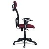 Jeaorda High Back Ergonomic Chair in Maroon Colour