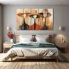 The Castle Decor Women Abstract Wall Painting Wooden Framed Digital Painting 27x48 Inch (Style 10)