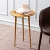Cosmo Aluminium Side Table in Gold Colour
