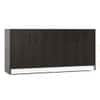 Alex 18 Pair Shoe Rack in Dark Wenge Finish