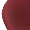 Poulain Fabric Accent Chair In Red Colour