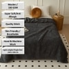 Super Soft Woolen Blanket  Single Bed  Self Print  330 Cms  240 X 160