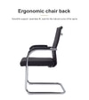 Kepler Brooks Vector Visitor Chair in Black Colour