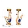 Desert Art Metal Handpainted Duck Tealight Holder Set of 2