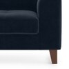 Verona Sofa Set (Colour: Sea Port Blue Velvet, Seater: 3+2+1)