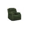 Avalon Fabric One Seater Motorized Recliner in Sap Green Colour