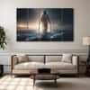 The Castle Decor Jesus Christ Walking On Water Wall Art Set of 5 27x48 Inch