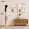 Magnolia Floral Set of 2 Framed Posters Wall Art Decor 45x60 cm
