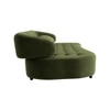 Henry Velvet 2 Seater Sofa Olive Green Color