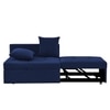 Midora 1 Seater Pull Out Sofa cum Bed  in Navy Blue Colour