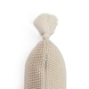 Moss Knit Cotton Pillow Cover  Natural 14X27  Inches