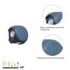 Vista Grey 4 Way Outdoor LED Wall Light