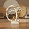 Modern Family Tree Sculpture Showpiece for Home and Office Decor